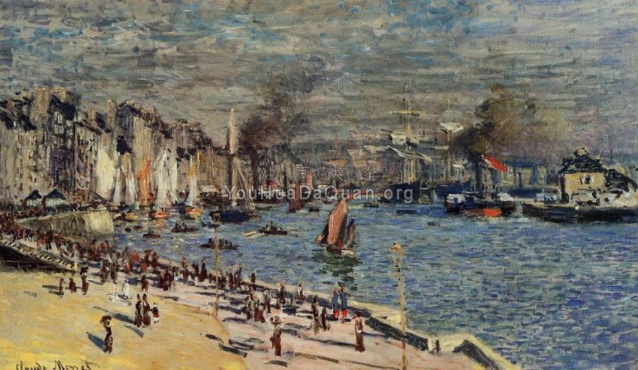 View of the Old Outer Harbor at Le Havre - 克劳德·莫奈